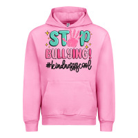 Fuchsia Pink stop bullying kindness is cool Urban Hoodie - MaliasSmallBusiness