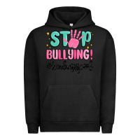 Pigment Black stop bullying kindness is cool Urban Hoodie - MaliasSmallBusiness