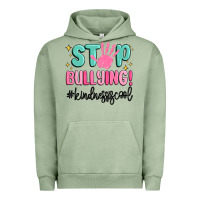Pigment Oil Green stop bullying kindness is cool Urban Hoodie - MaliasSmallBusiness