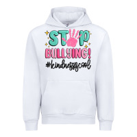 White stop bullying kindness is cool Urban Hoodie - MaliasSmallBusiness