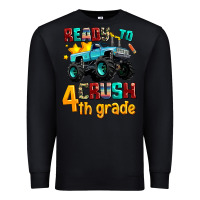 Black ready to school crush 4th grade Premium Sweatshirt - AdoDesignShop