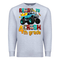 Heather Grey ready to school crush 4th grade Premium Sweatshirt - AdoDesignShop