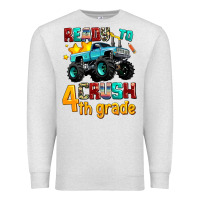 Oatmeal Heather ready to school crush 4th grade Premium Sweatshirt - AdoDesignShop