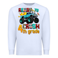 White ready to school crush 4th grade Premium Sweatshirt - AdoDesignShop