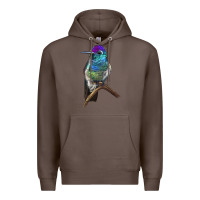 Coffee Rivoli`s Hummingbird Premium Hoodie - LillyAllenDesigns