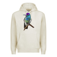 Oatmeal Heather Rivoli`s Hummingbird Premium Hoodie - LillyAllenDesigns