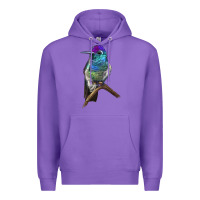 Purple Rivoli`s Hummingbird Premium Hoodie - LillyAllenDesigns