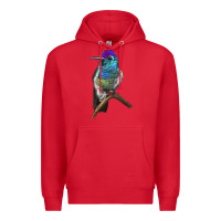 Red Rivoli`s Hummingbird Premium Hoodie - LillyAllenDesigns