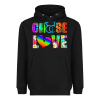Black choose love (gay) Heavyweight Hoodie - HRA Design Shop