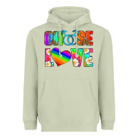 Matcha choose love (gay) Heavyweight Hoodie - HRA Design Shop