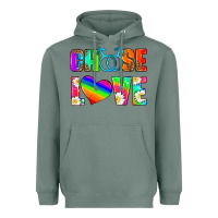 Sage choose love (gay) Heavyweight Hoodie - HRA Design Shop