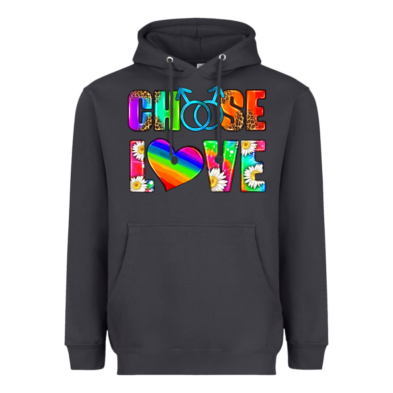 Choose Love (gay) Heavyweight Hoodie by HRA Design Shop | Teevron