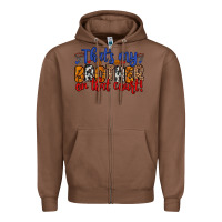 Chestnut that s my brother on that field Zipper Hoodie - Zillion Design Studio