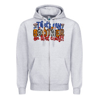 Heather Grey that s my brother on that field Zipper Hoodie - Zillion Design Studio