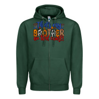 Sports Green that s my brother on that field Zipper Hoodie - Zillion Design Studio