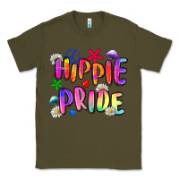 Army Green hippie pride Classic Tee - Zillion Design Studio