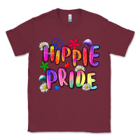 Burgundy hippie pride Classic Tee - Zillion Design Studio