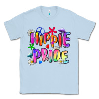 Dusty Blue hippie pride Classic Tee - Zillion Design Studio