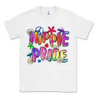 White hippie pride Classic Tee - Zillion Design Studio