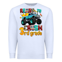 White ready to school crush 3rd grade Premium Sweatshirt - AdoDesignShop