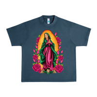 Midnight Navy our lady of guadalupe Urban Heavy Tee - Artiststas