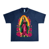 Navy our lady of guadalupe Urban Heavy Tee - Artiststas