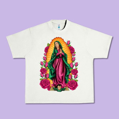 Our Lady Of Guadalupe Urban Heavy Tee Designed By Artiststas