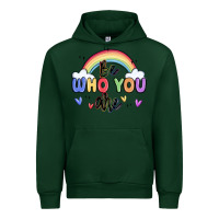 Forest Green be who you are Urban Hoodie - MaliasSmallBusiness