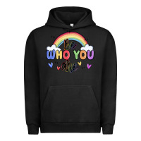 Pigment Black be who you are Urban Hoodie - MaliasSmallBusiness