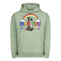 Pigment Oil Green be who you are Urban Hoodie - MaliasSmallBusiness