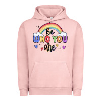 Pigment Salmon be who you are Urban Hoodie - MaliasSmallBusiness