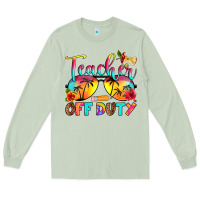 Matcha teacher off duty Long Sleeve Tee - RanaPortraitStore