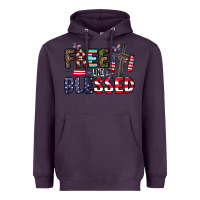 Plum free and blessed Heavyweight Hoodie - CowhideDigitalArt