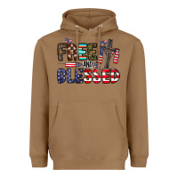Toasted Coconut free and blessed Heavyweight Hoodie - CowhideDigitalArt