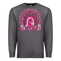 Charcoal Heather heal cancer rainbow Premium Sweatshirt - JahusDesignShop