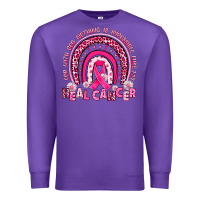 Purple heal cancer rainbow Premium Sweatshirt - JahusDesignShop