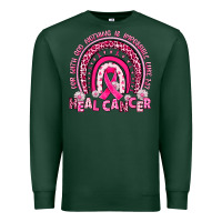 Sports Green heal cancer rainbow Premium Sweatshirt - JahusDesignShop