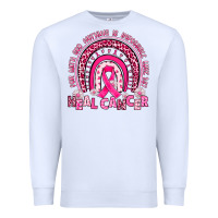 White heal cancer rainbow Premium Sweatshirt - JahusDesignShop