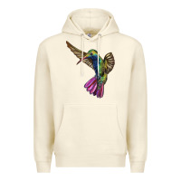 Sandshell Broad Billed Hummingbird Premium Hoodie - LillyAllenDesigns
