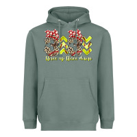 Sage three up theree down softball Heavyweight Hoodie - RacoonDesign