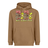 Toasted Coconut three up theree down softball Heavyweight Hoodie - RacoonDesign