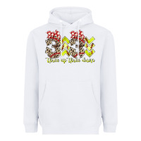 White three up theree down softball Heavyweight Hoodie - RacoonDesign