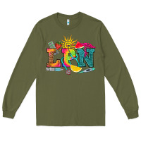 Army Green lpn summer Long Sleeve Tee - RanaPortraitStore
