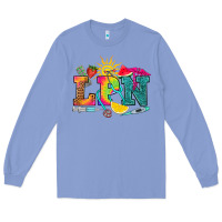 Colony Blue lpn summer Long Sleeve Tee - RanaPortraitStore
