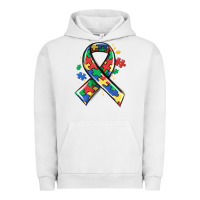 Pigment Lunar Rock autism puzzle ribbon Urban Hoodie - MaliasSmallBusiness