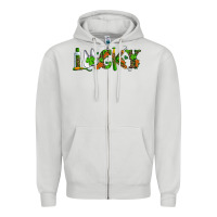 Dove Grey dental lucky st patricks day Zipper Hoodie - RanaPortraitStore