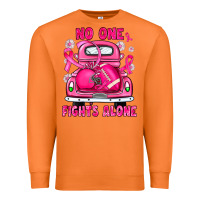 Carrot breast cancer no one fights alone truck football Premium Sweatshirt - JahusDesignShop