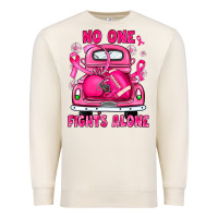 Sandshell breast cancer no one fights alone truck football Premium Sweatshirt - JahusDesignShop