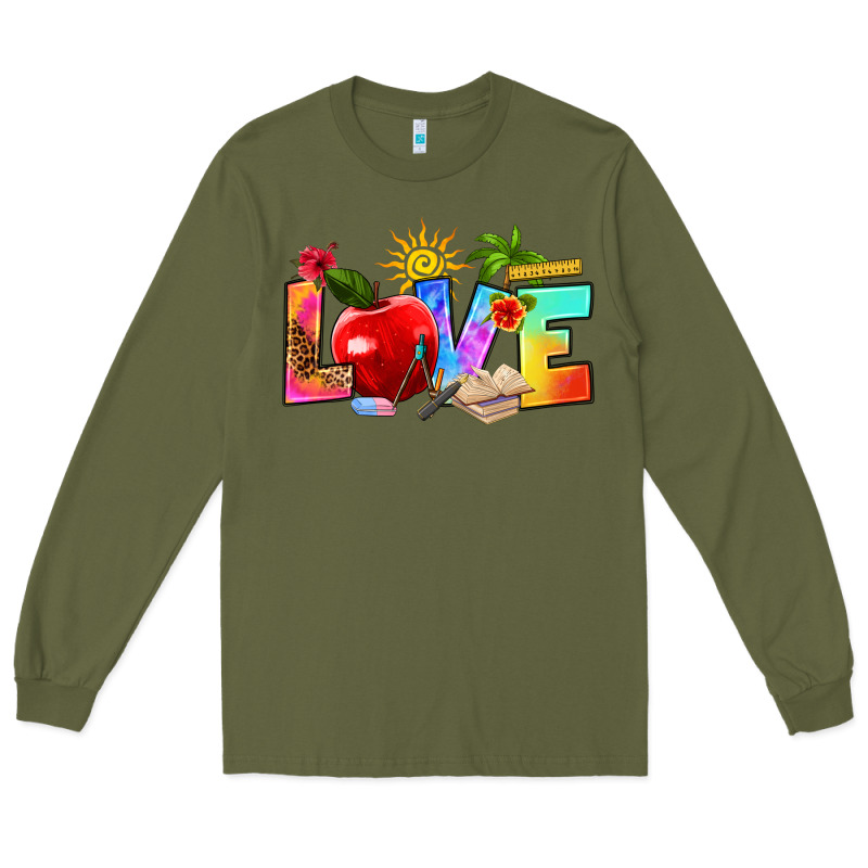 Love Teacher Summer Long Sleeve Tee by RanaPortraitStore | Teevron
