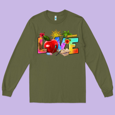 Long Sleeve Tee love teacher summer